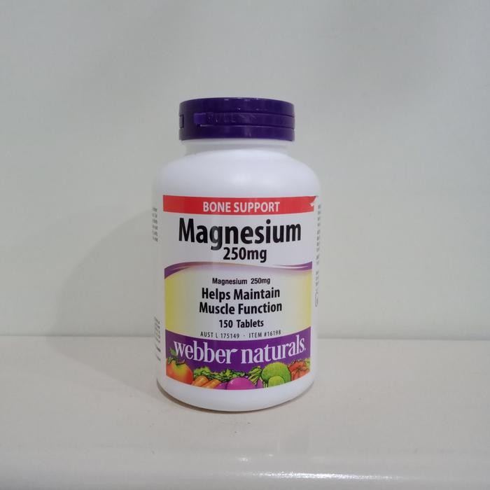 

Webber Naturals Magnesium 250Mg 150 Tablets