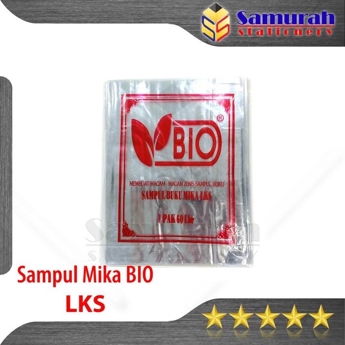 

New Sampul Plastik Mika BIO Ukuran LKS / Sampul Buku Paket Pelajaran Anak Sekolah 28 x 42 cm isi 10