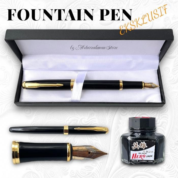 

New Fountain Pen Ballpoint Tinta Model seperti Parker Mewah Tanda Tangan Kesan Mahal Premium