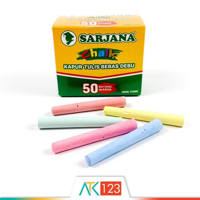 

New Kapur Tulis Warna Sarjana CII 505 isi 50 Batang