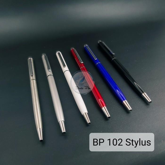 

New Pen Promosi Ekonomis BP 102 Stylus, Bisa Custome Grafir Logo & Nama