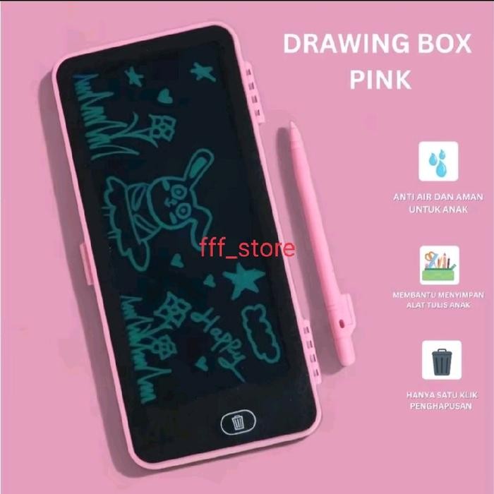 

New kotak pensil+papan lcd 2in1 Stationery