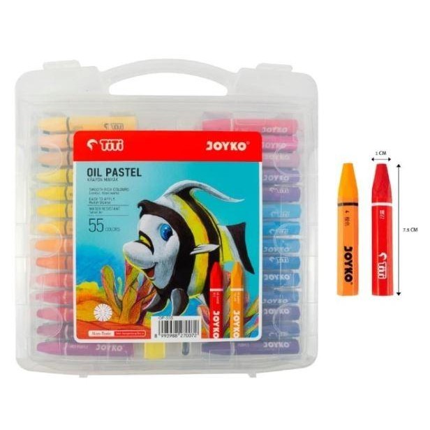

Crayon Krayon Joyko 55 Color Warna
