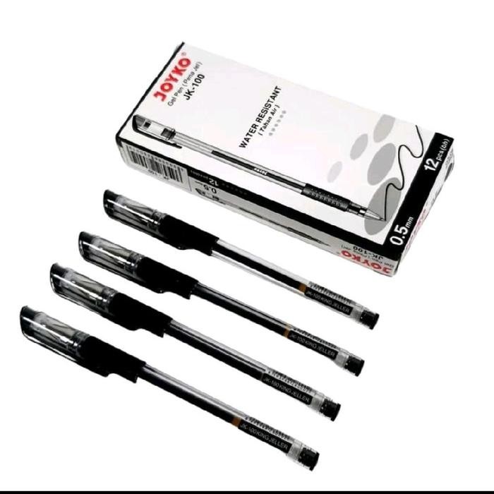 

New pulpen gel joyko JK100 HITAM