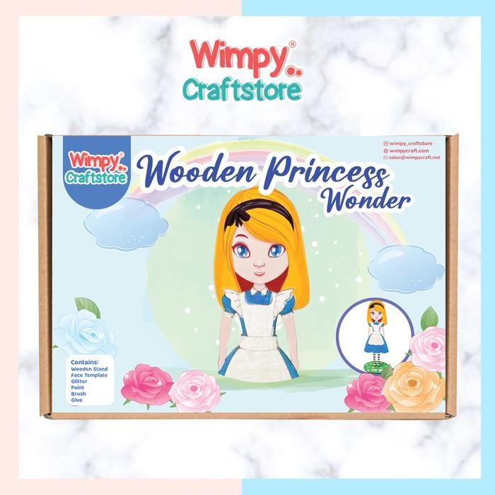 

Wimpy Craft Kit Wooden Princess Kerajinan Tangan Dekorasi Hiasan Diy