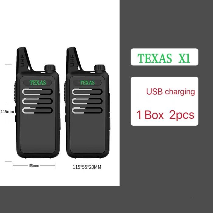 Paket Ht Texas X-1 Sekelas Wlan Bagus Isi 2Pcs