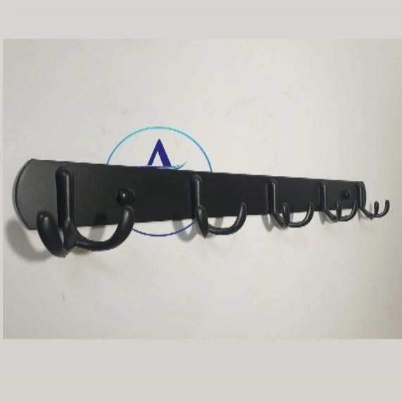 Gantungan baju stainles hitam/Kapstok stainles hitam