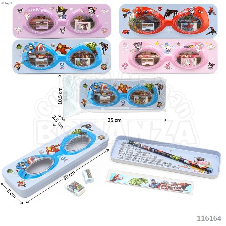 

[Bonanza] Tempat Pensil Karakter + Alat Tulis Happy