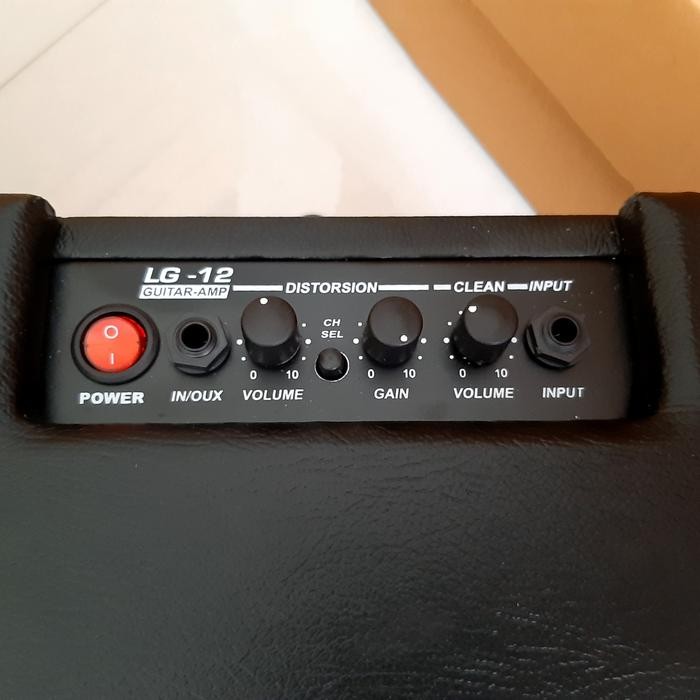 Baru Amplifier Gitar/Sound Gitar Akustik & Elektrik Distorsi + Kabel Jack