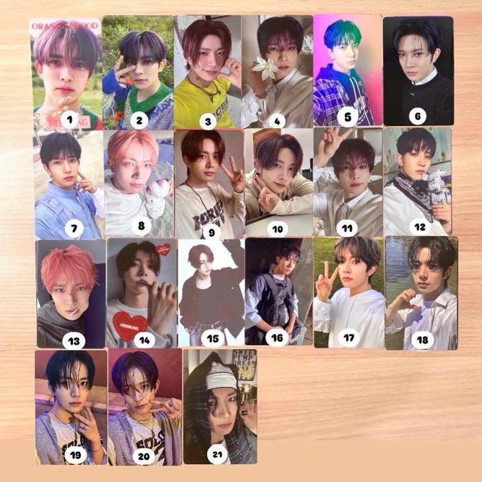 Sale Ready Photocard Resmi Enhypen Heeseung Dilemma Pob Orange Blood Beside Romance Untold Yzy Day