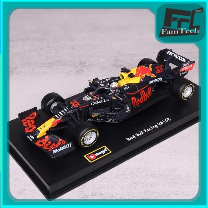 HOT SALE FTS Bburago F1 1:43 2021 Red Bull Racing RB16B No.33 Max Verstappen Deluxe version Diecast