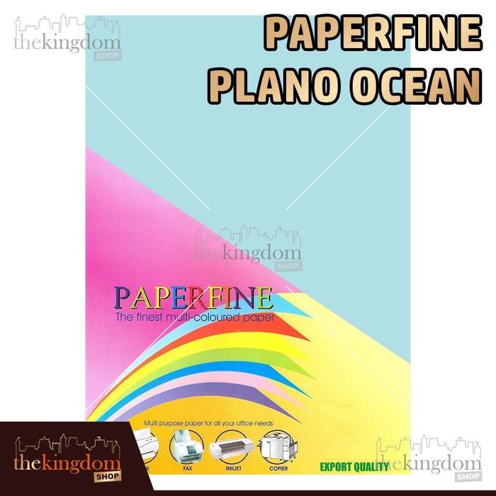 

HOT PROMO Paperfine Kertas HVS Warna Plano Ocean 61x86cm Isi 25 Lembar Kode Warna 120