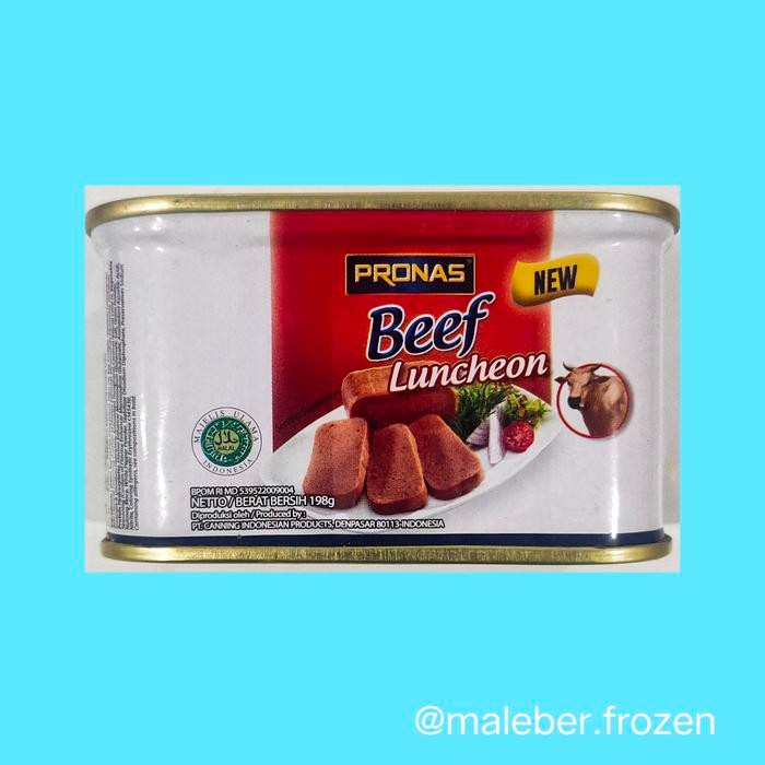 

Promo pronas beef luncheon 198gr,Pronas Beef Luncheon Daging Sapi Kaleng 198gr