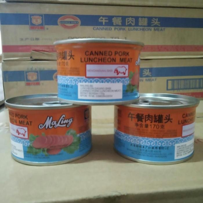 

Promo Ham Ma Ling Non Halal 170gr Pork Luncheon Meat