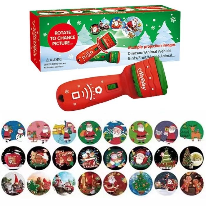 

Promo Projector Torch Mainan Natal Christmas Toys Kado Hadiah Anak