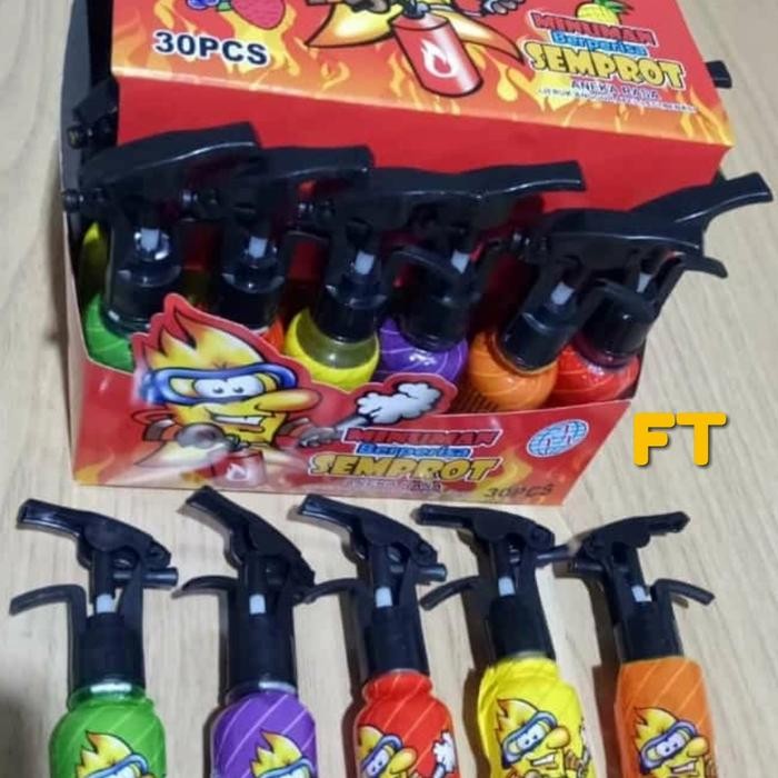 

Promo Permen Semprot Anak Bentuk Pemadam 30pcs Mainan Unik