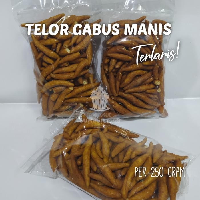 

Promo Telur Gabus Manis 250gr / Gabus Gula Aren / Camilan Tradisional