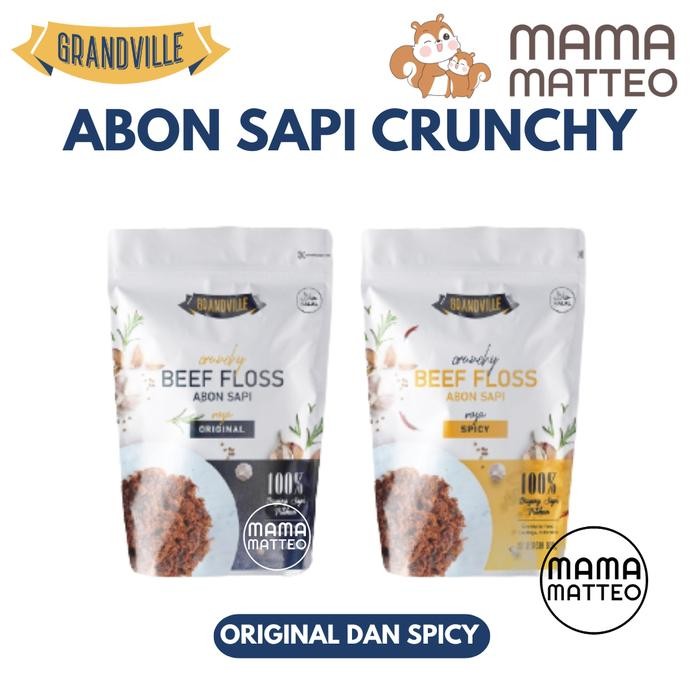 

Promo Grandville Abon Sapi Ori & Pedas 100gr MPASI Anak Beef Floss