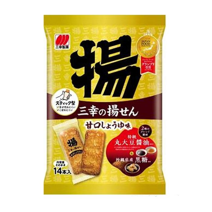

Baru Sanko Agesen Amakuchi Shoyu Rice Crackers 71.9g