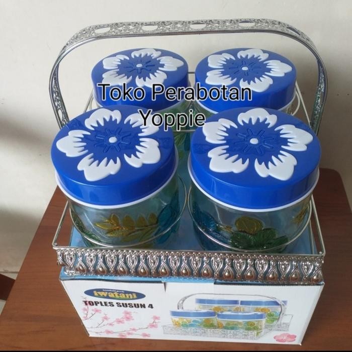 Toples Kue Kering / Toples Kaca / Toples Kue / Toples lebaran set