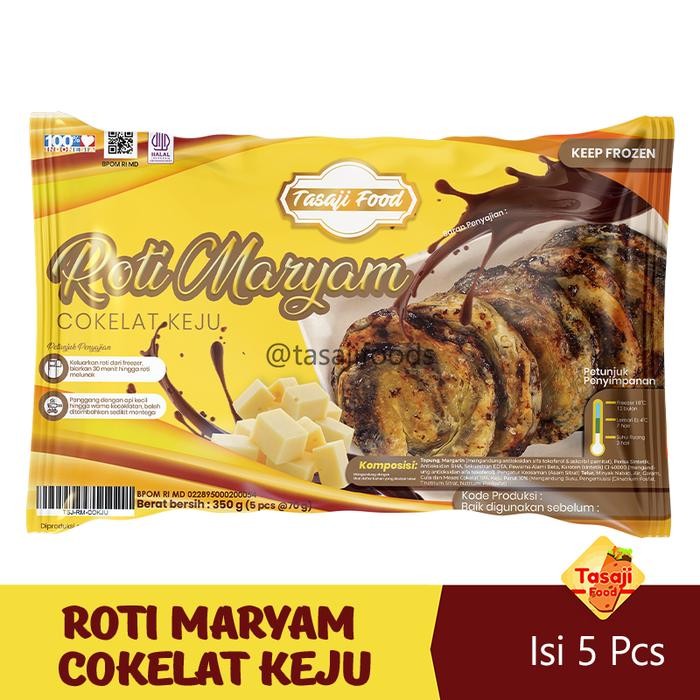 

Baru Tasaji Roti Maryam Cokelat Keju 5pcs