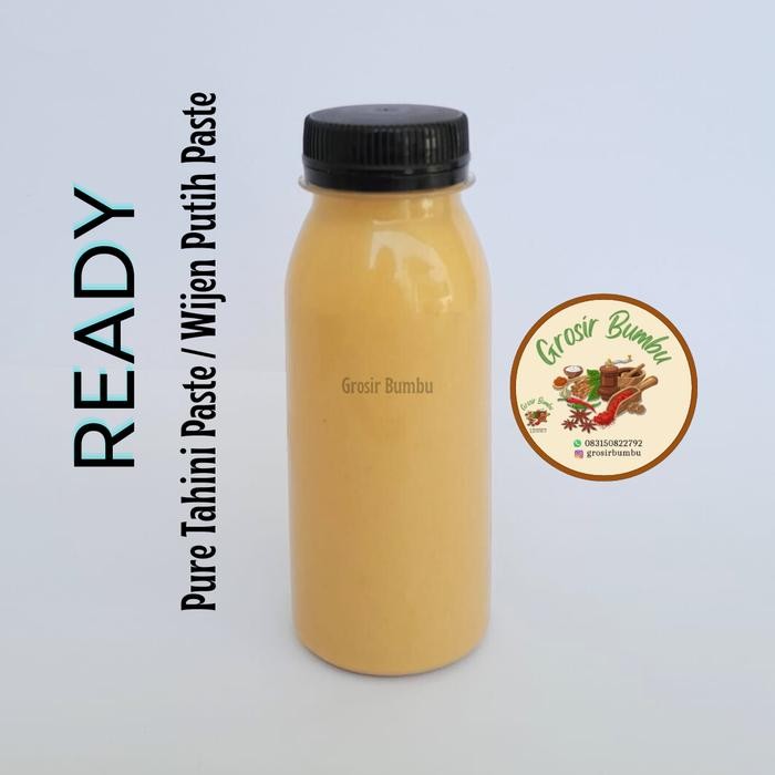 

Baru Pure Tahini Paste 100gr Pasta Wijen Putih Halal