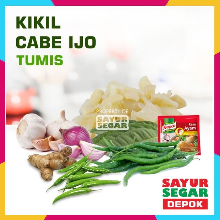 

Baru Paket Tumis Kikil Cabe Ijo Frozen Food Pedas 1 Paket
