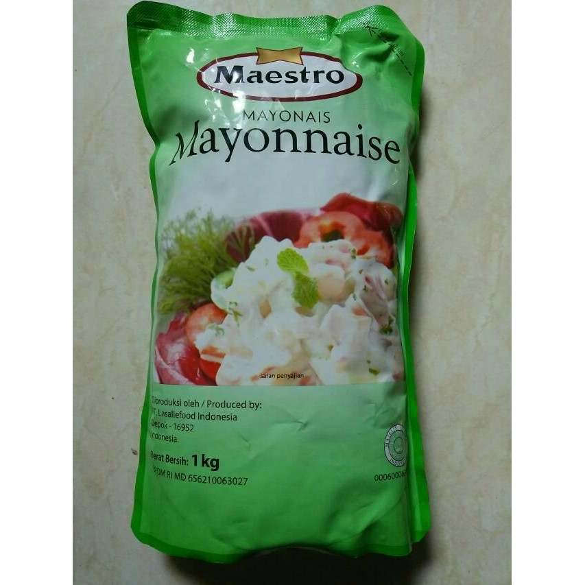 

Baru Mayonais Manis Maestro 1kg Untuk Salad, Sandwich, Chicken