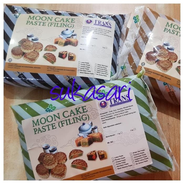 

Baru Mooncake Paste Filling Pandan 1kg - Isian Kue