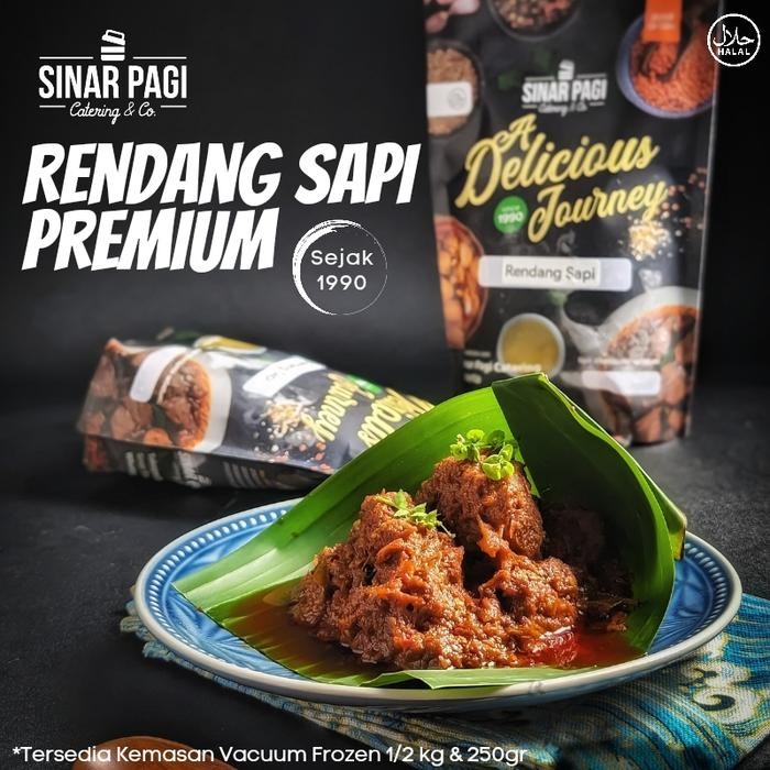 

Baru Rendang Daging Sapi Premium Padang Halal Frozen 250gr