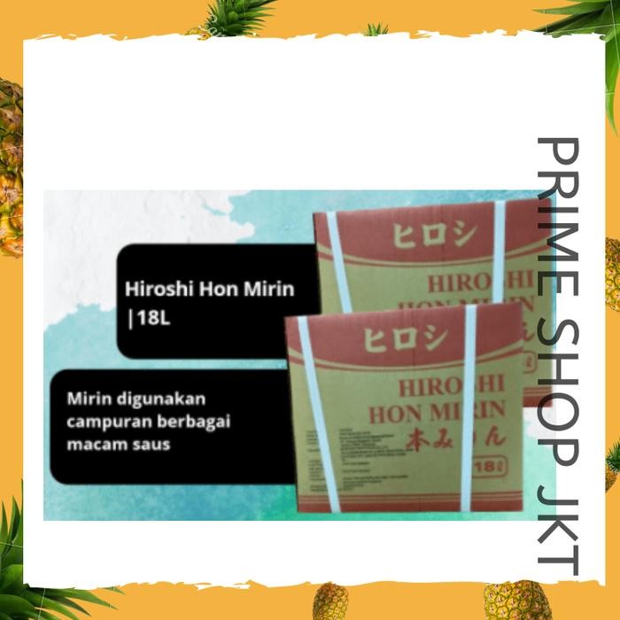 

Hiroshi Hon Mirin 18Ltr Mirin Arak Masak Jepang