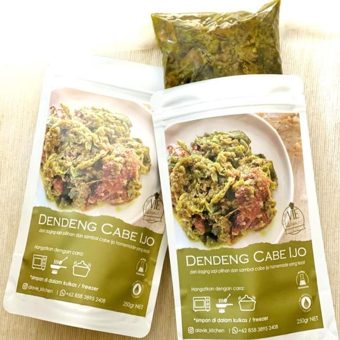 

Baru Dendeng Cabe Ijo Alavie Kitchen - Ready to Eat