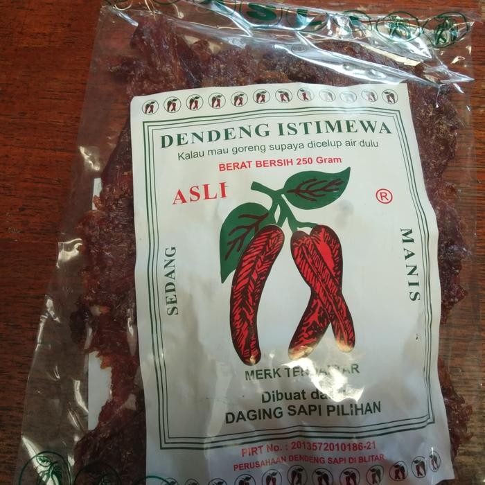 

Baru Dendeng Sapi Cap Cabe - Lauk Kering Pedas