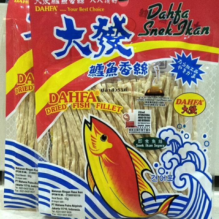 

Baru Dahfa Fillet Ikan Kering 50gr - Snack Ikan Renyah