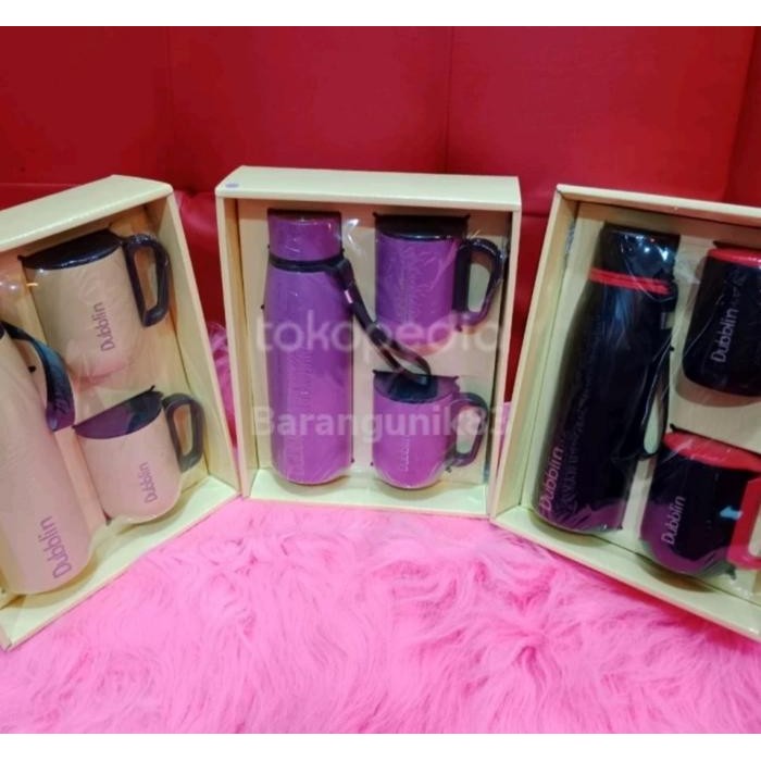 Termos Dan Gelas Mug Dubblin Marcopolo Gift Set