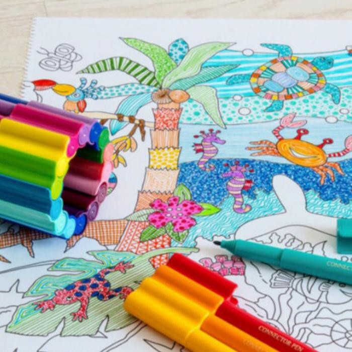 

Faber Castell Connector Pen 50 Warna Spidol Mewarnai Faber Castell