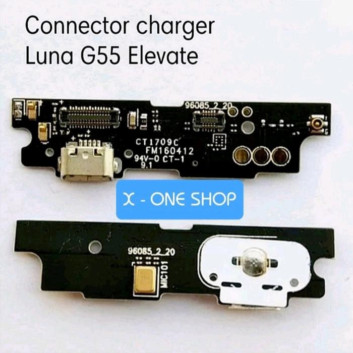 Tersedia Konektor Charger Luna G55 Pcb Plug-In Mic Original