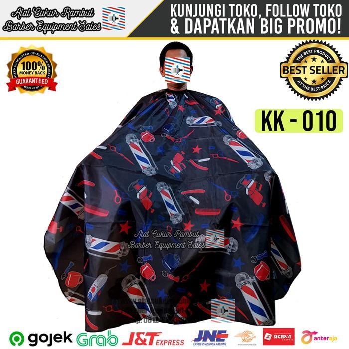 XPFG Kain Kep Kip Cukur Potong Rambut Pangkas Rambut Barber Salon Lampu K10