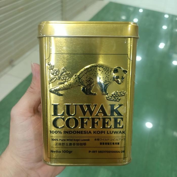 

Kopi Luwak Liar Asli - Arabica [Kemasan Kaleng Gold]