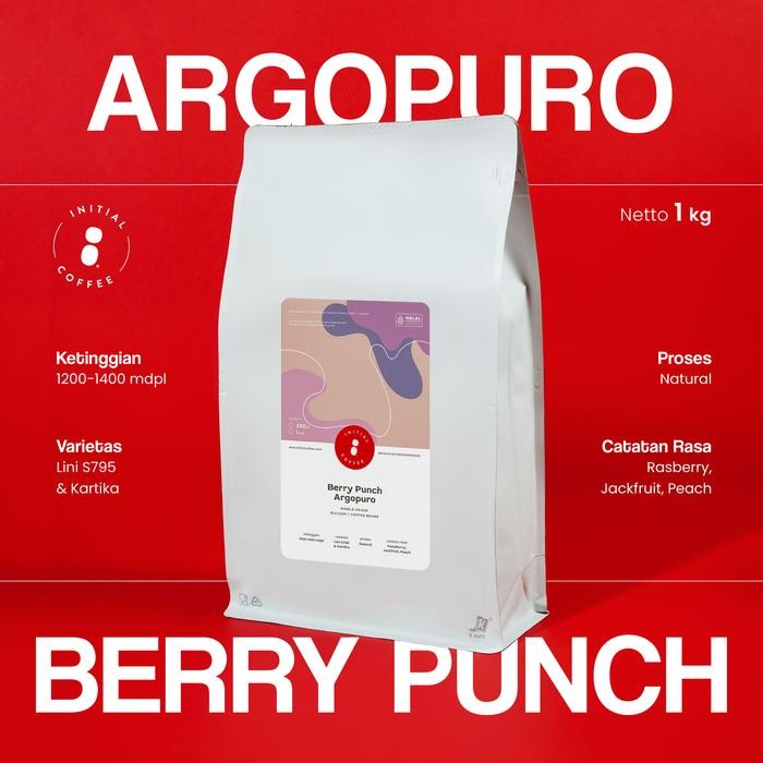 

Biji Kopi Argopuro Berry Punch Initial Coffee 1 kg