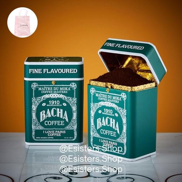

Bacha Coffee I Love Paris 100% Arabica Ground Beans Whole Beans Coffee Bacha Medium Roast 250gram