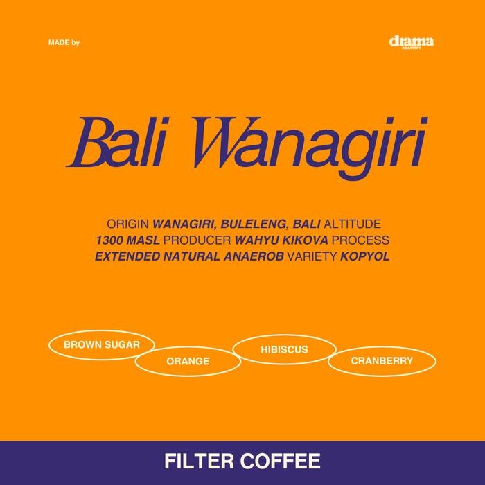 

Bali Wanagiri Anaerobic Extended Natural Arabica Coffee