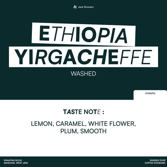 

ETHIOPIA YIRGACHEFFE FULLWASHED FILTER COFFEE