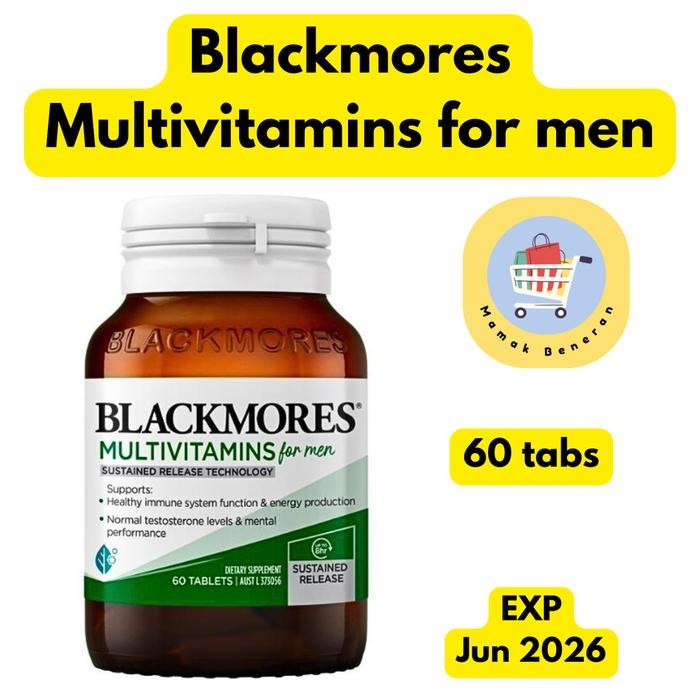 Blackmores Multivitamins for Men Vitamin Pria isi 60 tab