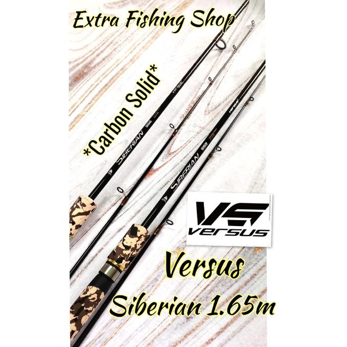 Joran Pancing Versus Siberian 1.65M Murah Carbon Solid Kuat