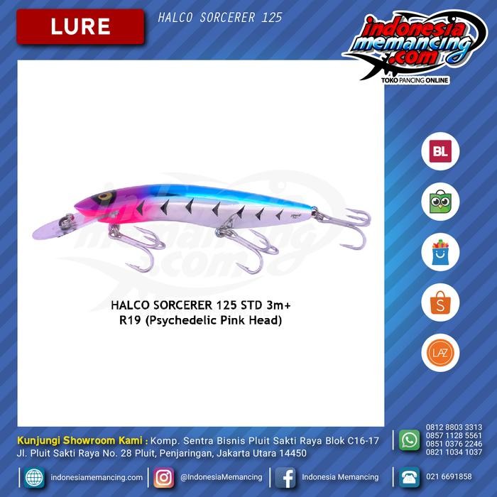 Umpan Mancing Popping Halco Sorcerer 125 Std Pilih Warna