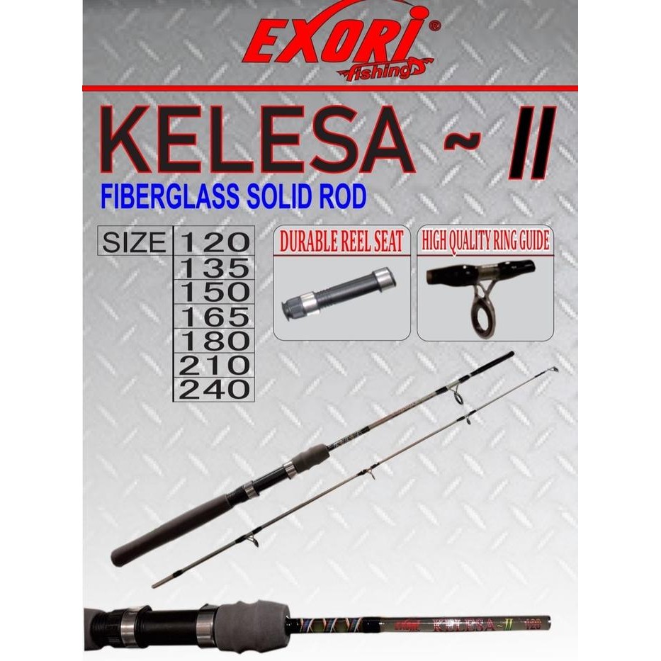 Joran Fiber Solid Exori Kelesa Ii 210Cm 240Cm - 240