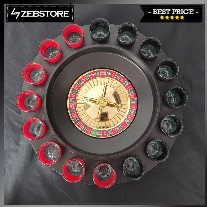 Permainan Game Toys Drinking Rolet Roulette Pesta Party Set