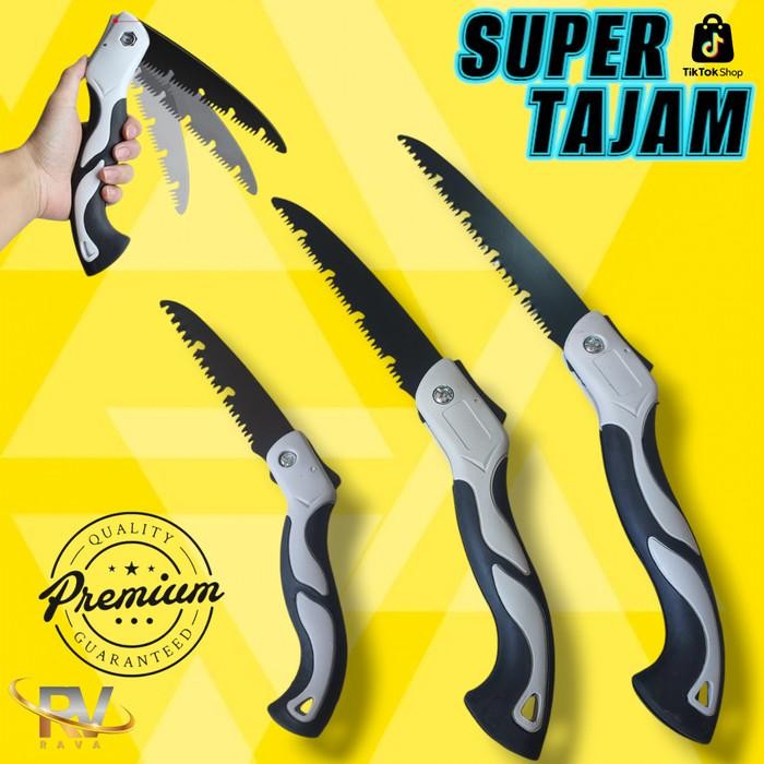 Gergaji Lipat Kayu Portable Folding Wood Hand Saw Gergaji Kayu Lipat Portable Gergaji Lipat