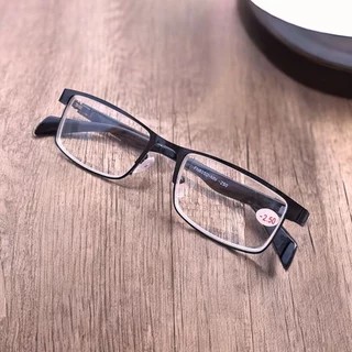 Kacamata Minus Pria Wanita Frame Besi Kotak Kecil Untuk Rabun Jauh Kaca Mata Min